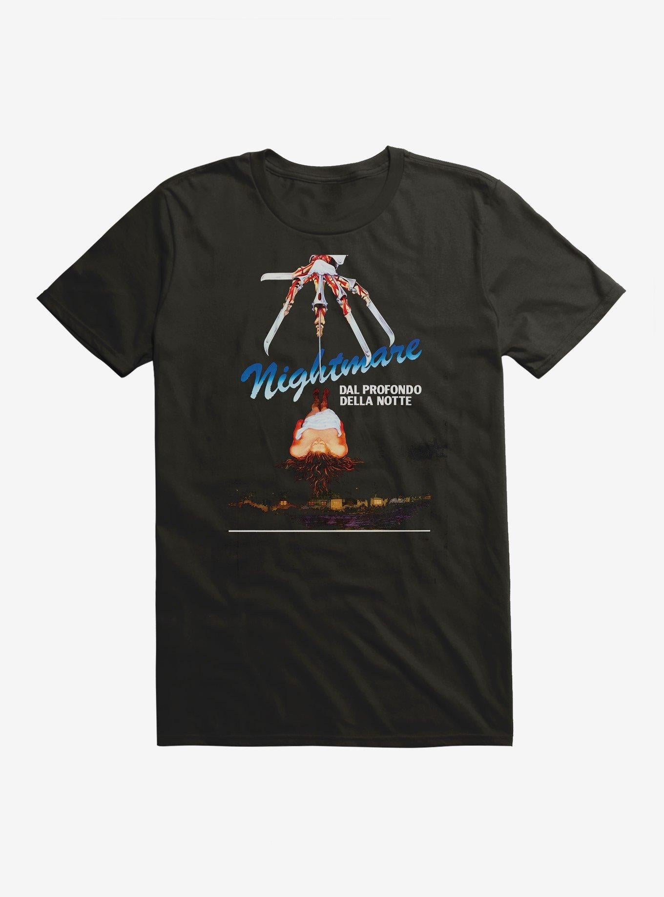 A On Elm Street Italian Movie Poster T Shirt T Shirt Viral TikTok Daily Wear