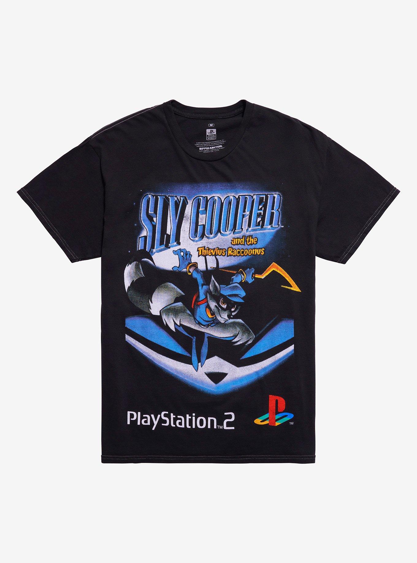 PlayStation 2 Sly Cooper And The Thievius Raccoonus T Shirt T Shirt Premium Print