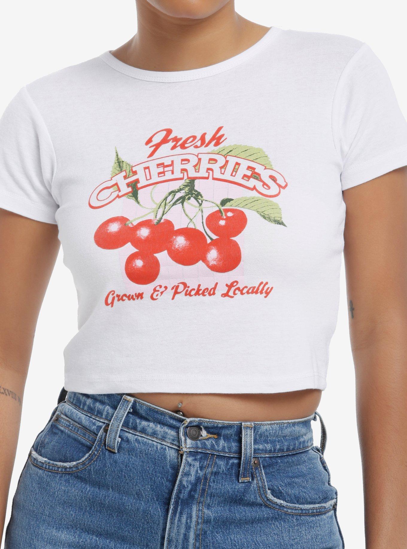 Fresh Cherries Girls Baby T Shirt T Shirt Premium Print