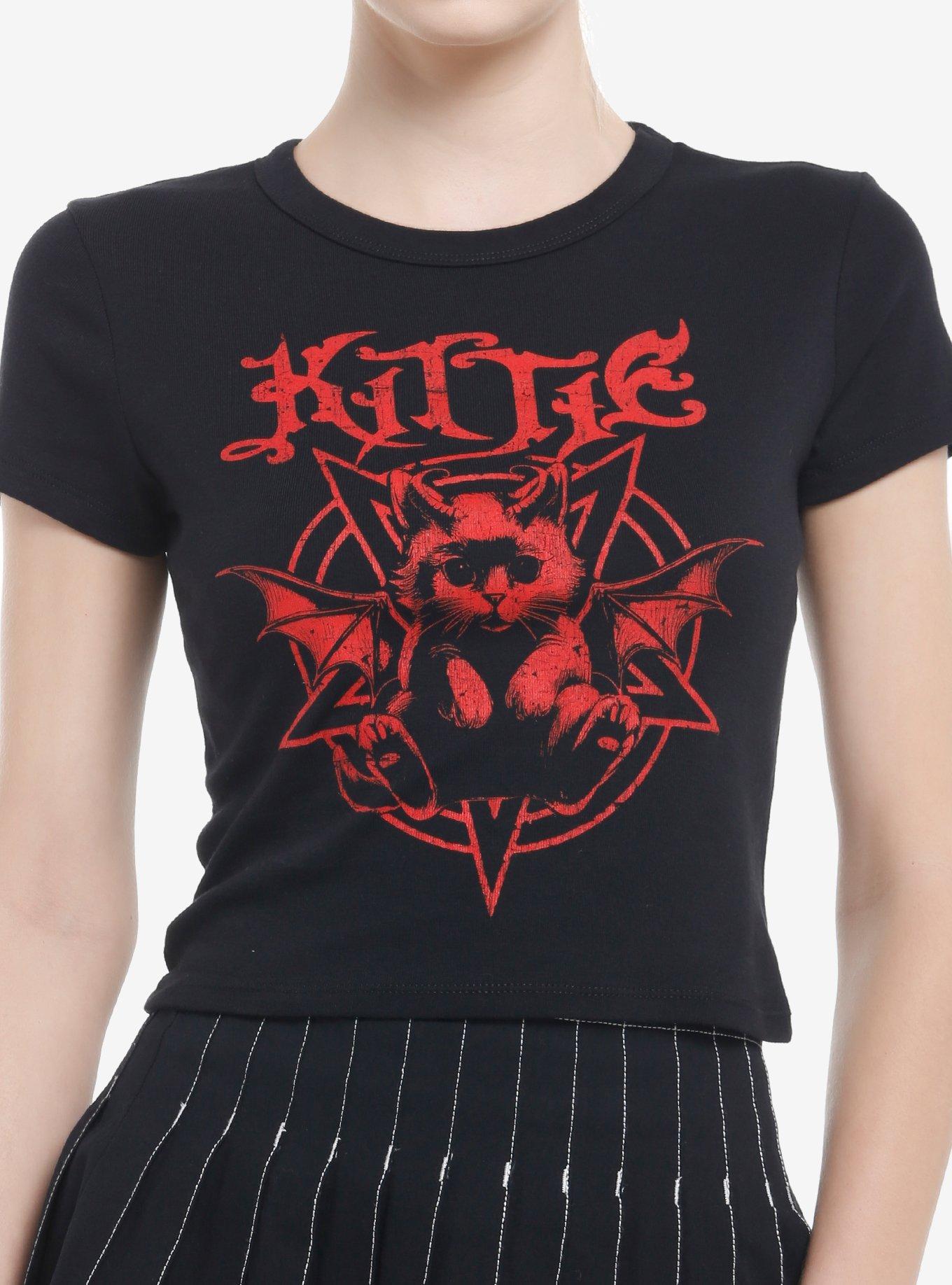 Kittie Demon Cat Girls Baby T Shirt T Shirt High Search Demand Gamer Style
