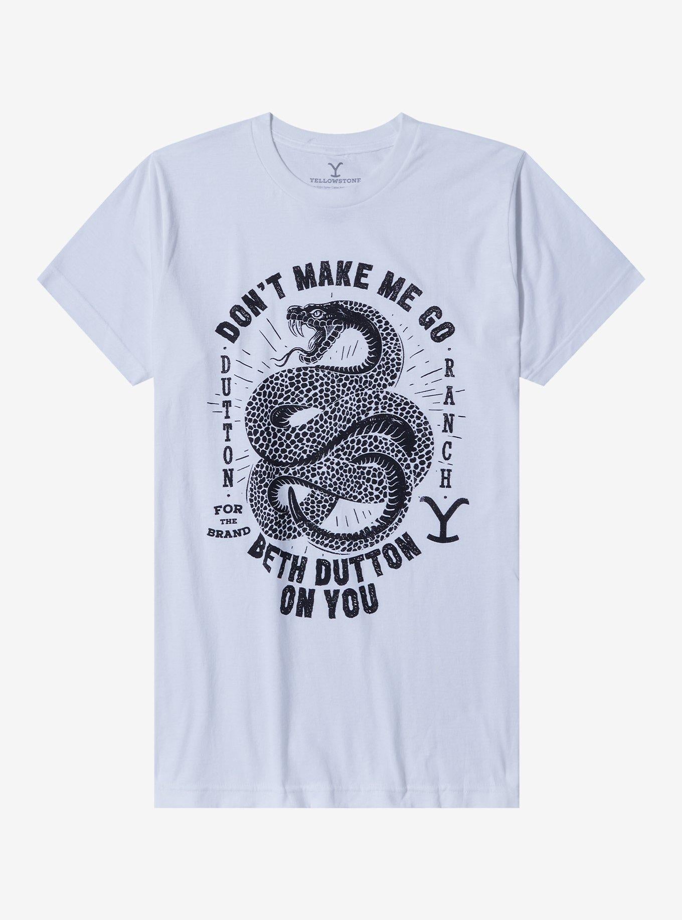 Yellowstone Beth Dutton Snake T Shirt T Shirt Minimal Style