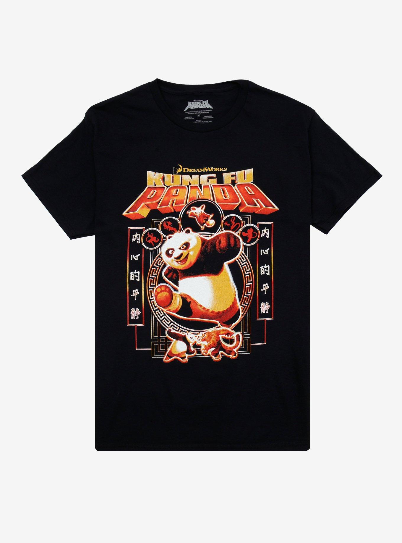 Kung Fu Panda Poster T Shirt T Shirt High Search Demand Bold Graphic