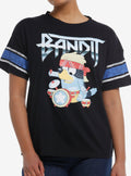Bluey Bandit Drummer Varsity Girls T Shirt T Shirt Trending US Fan Art Style