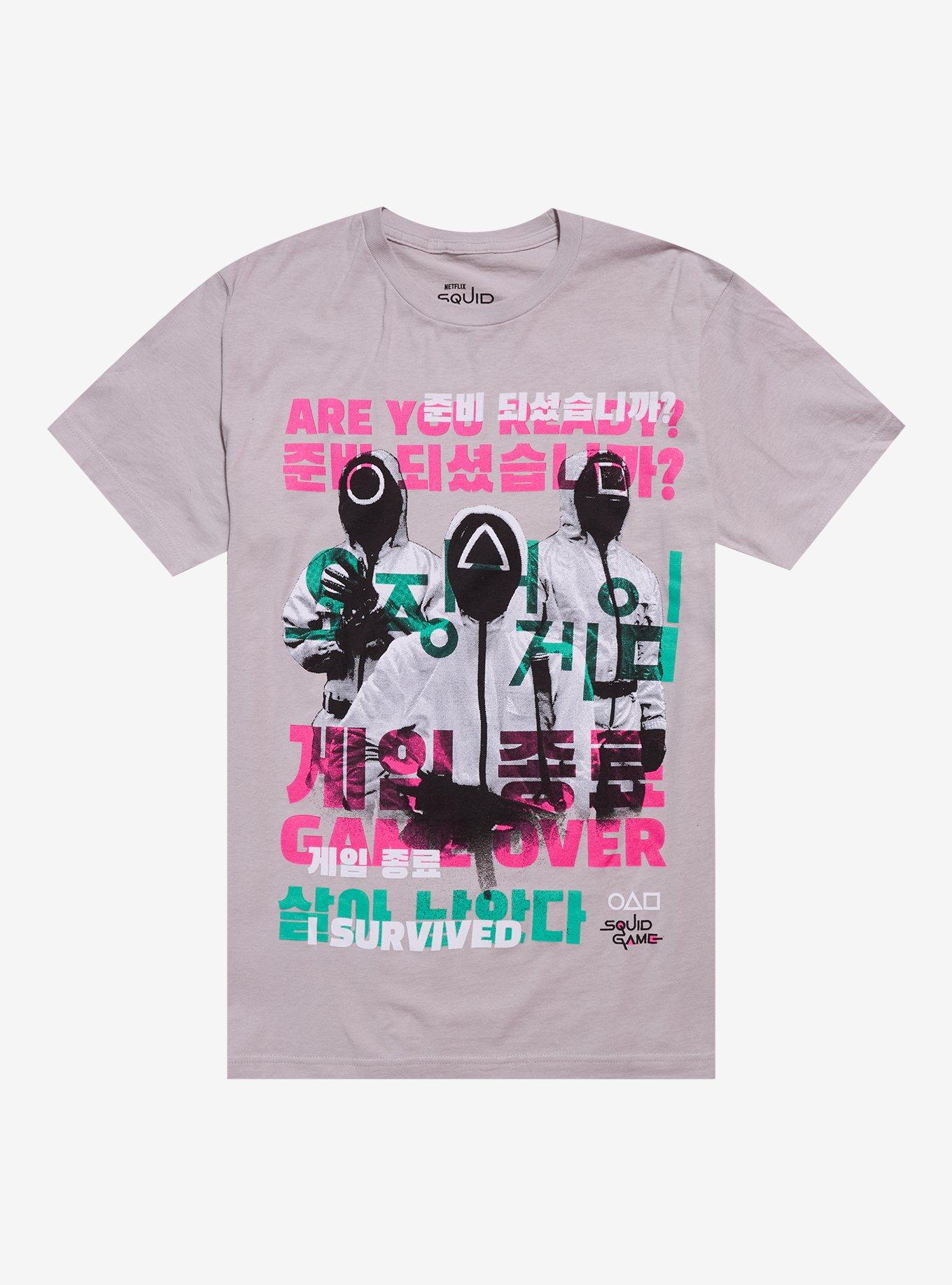 Squid Game Guards Game Over T Shirt T Shirt Trending US Esports Vibe