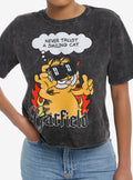 Garfield Never Trust A Smiling Cat Girls Skimmer T Shirt T Shirt Minimal Style