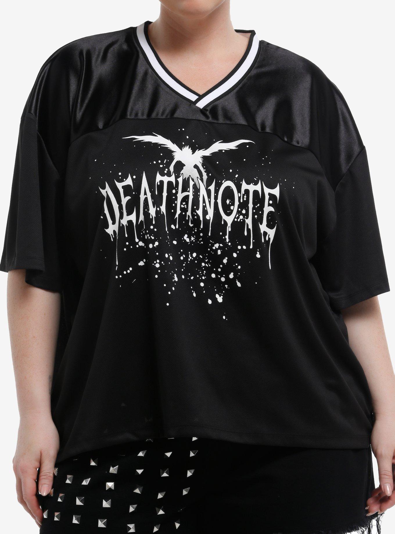 Death Note Ryuk Girls Oversized Jersey Top Plus Size Apparel Comfort Fit Gamer Style