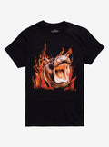 Pygmy Hippo Flames T Shirt By Goodie Two Sleeves T Shirt Comfort Fit Modern Aesthetic
