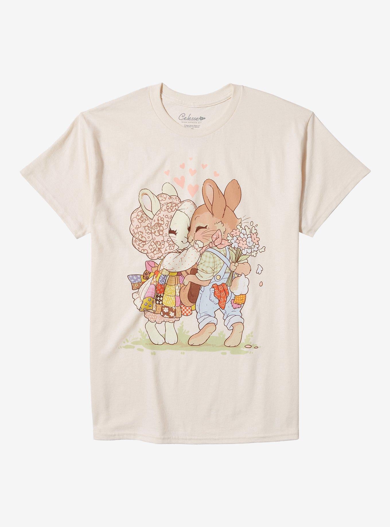 Bunny Kisses T Shirt By Lil Celesse T Shirt Comfort Fit Gift Ready