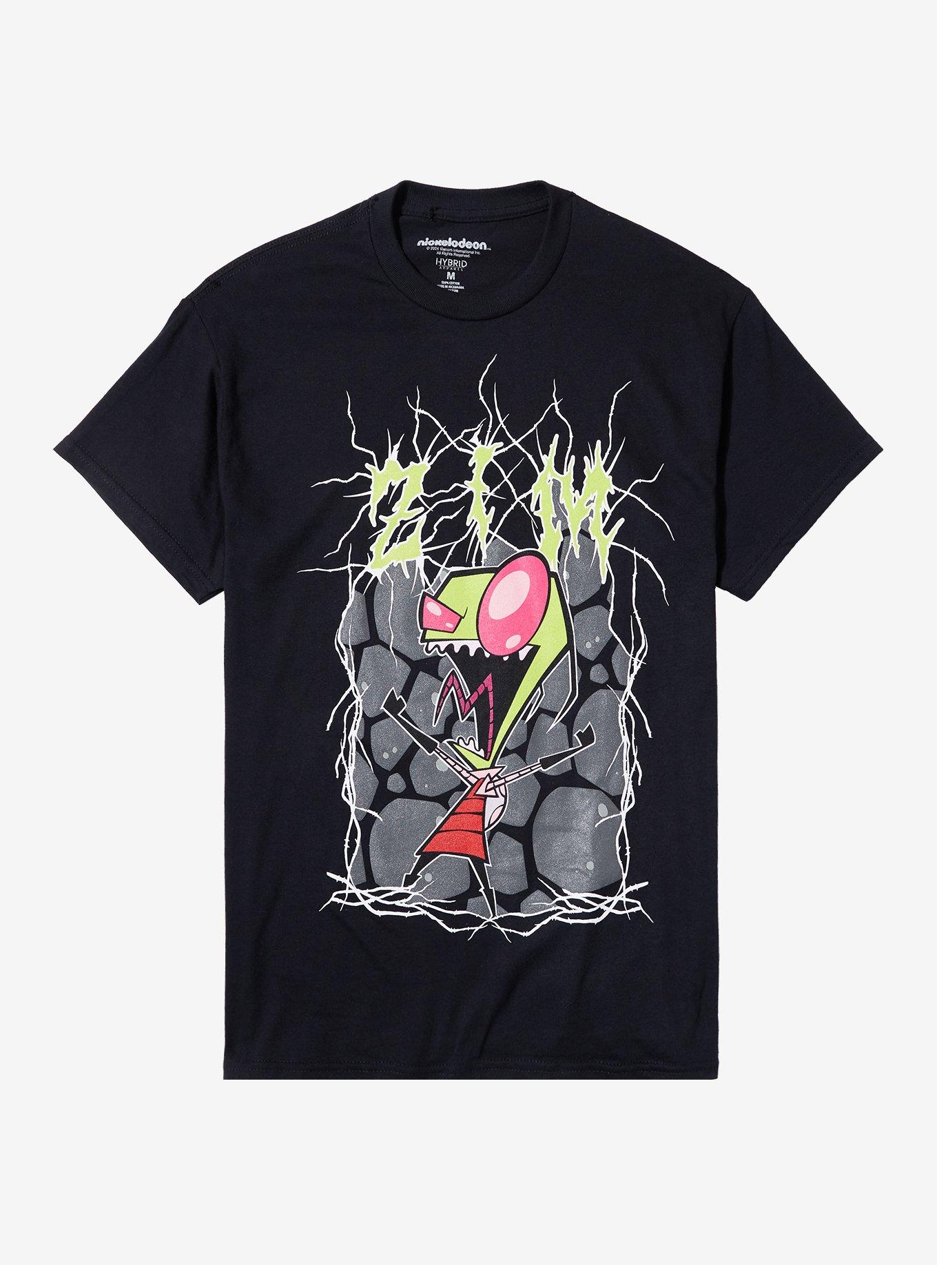 Invader Zim Rock Metal T Shirt T Shirt Streetwear Style Urban Look