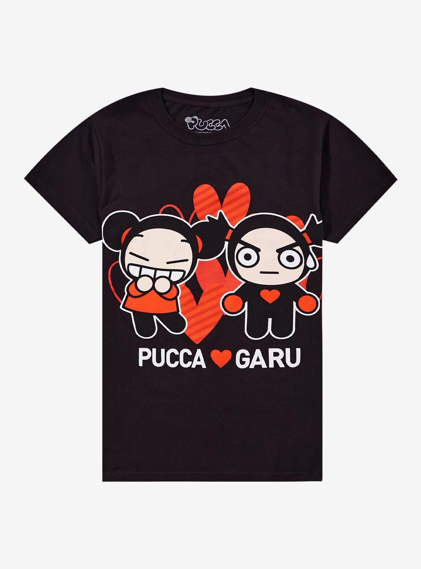 Pucca Garu Hearts Boyfriend Fit Girls T Shirt T Shirt Comfort Fit Urban Look