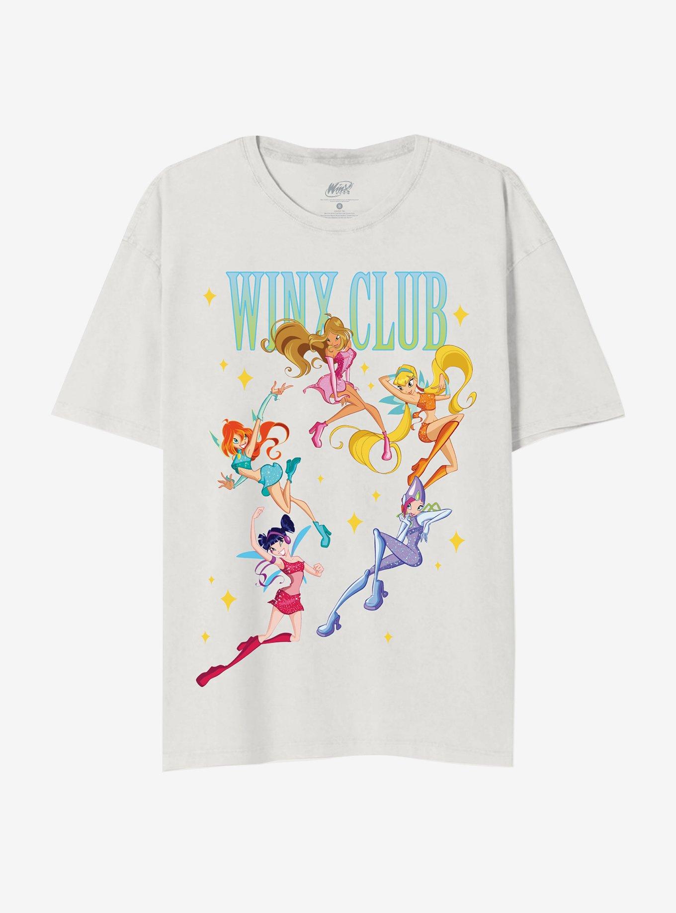 Winx Club Group Boyfriend Fit Girls T Shirt T Shirt Premium Print Esports Vibe