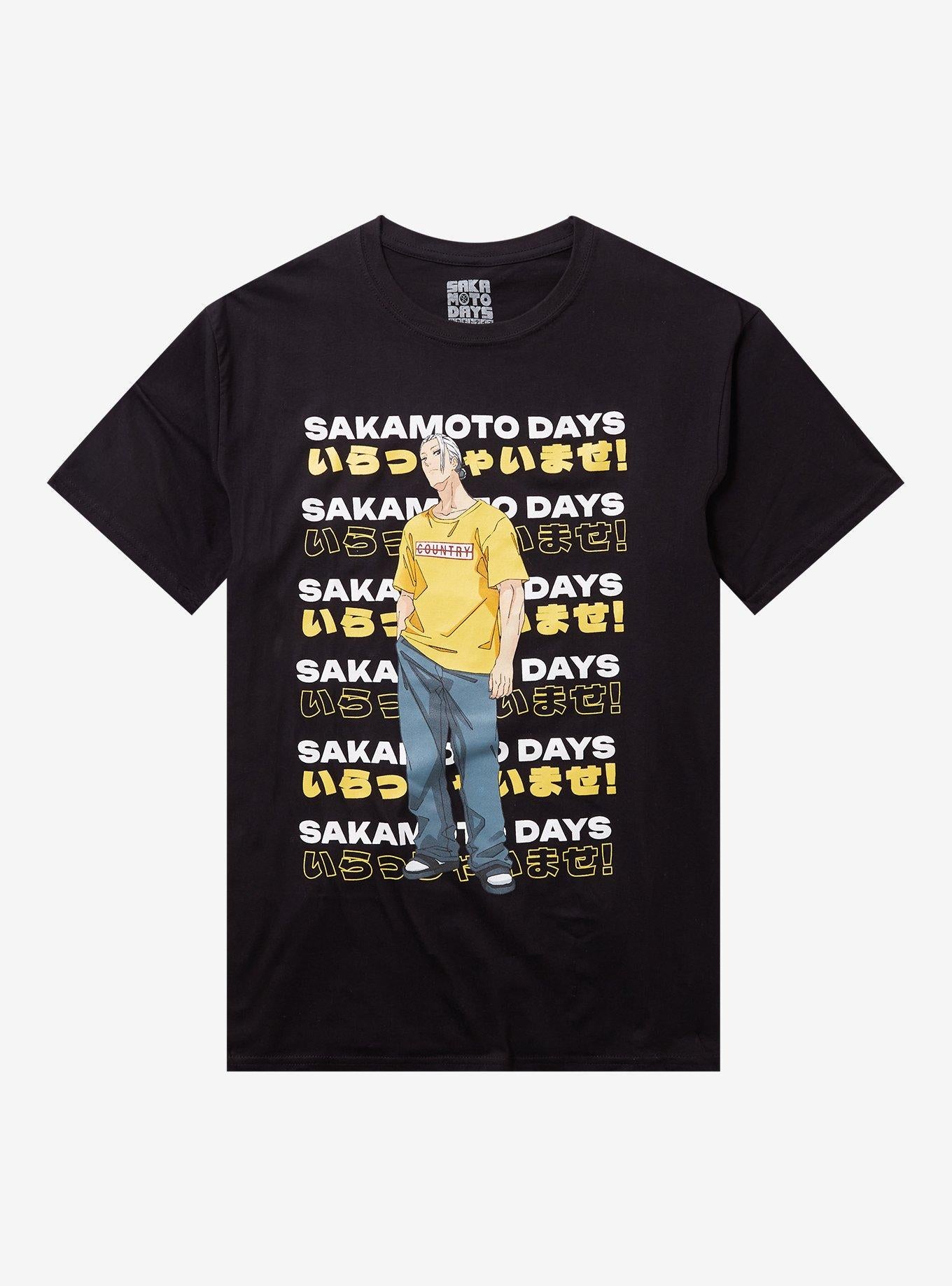 Sakamoto Days Welcome Repeat Boyfriend Fit Girls T Shirt T Shirt Premium Print Gamer Style