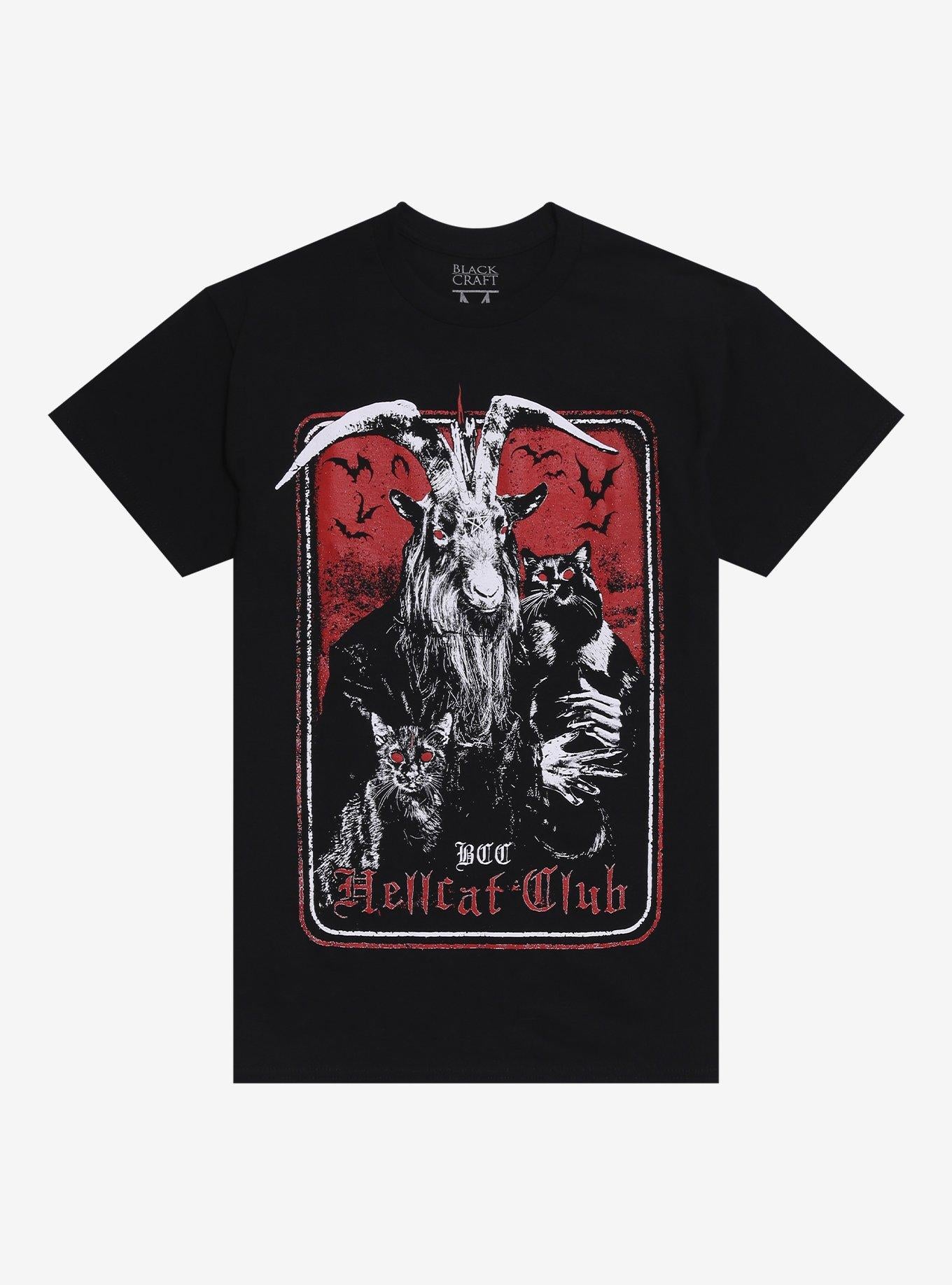 BlackCraft Hellcat Club T Shirt T Shirt Streetwear Style Modern Aesthetic