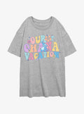 Lilo Stitch Ohana Vacation Girls Oversized T Shirt T Shirt Comfort Fit Gift Ready