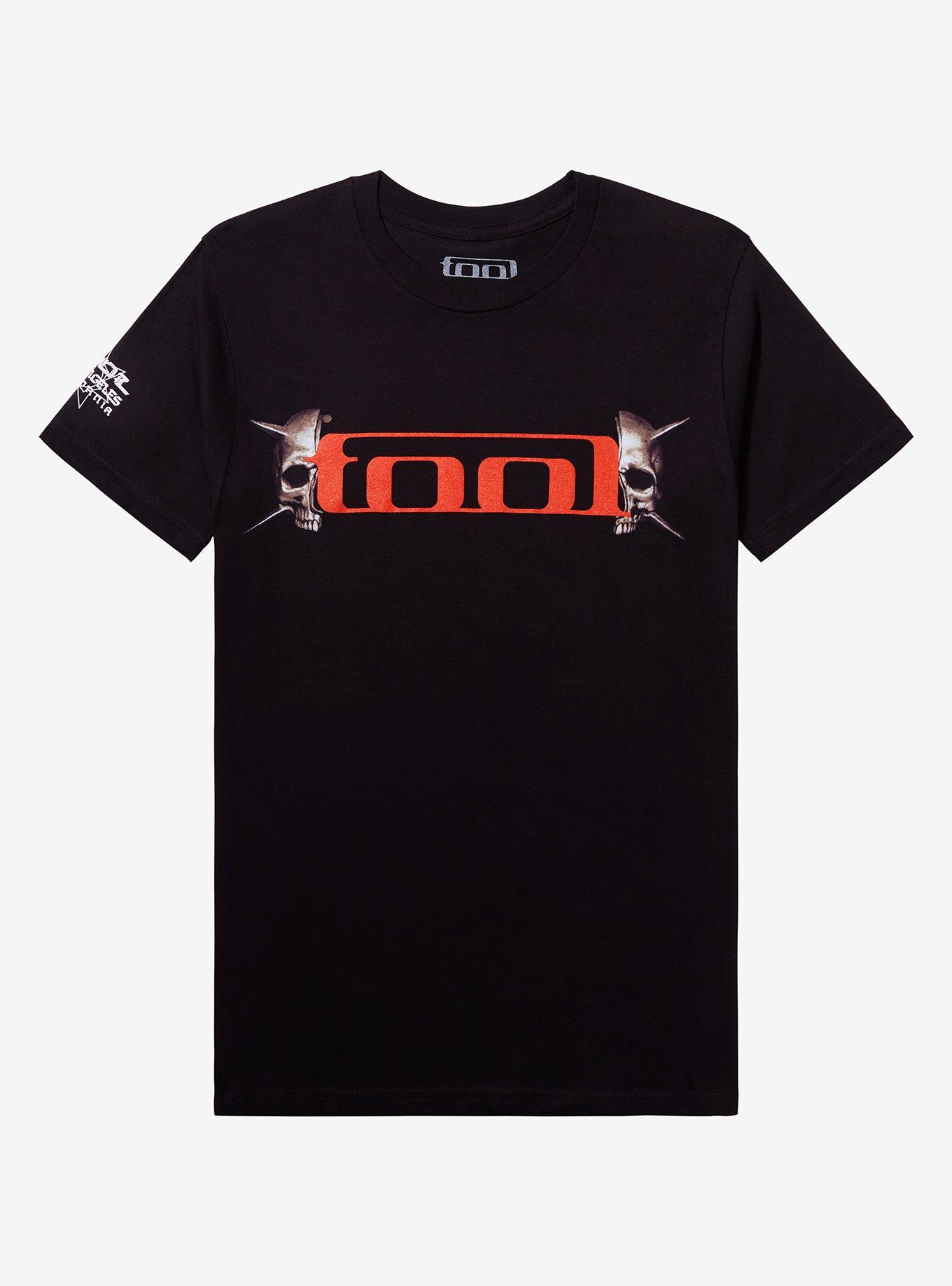 Tool Spiked Skulls Logo T Shirt T Shirt Premium Print Gamer Style