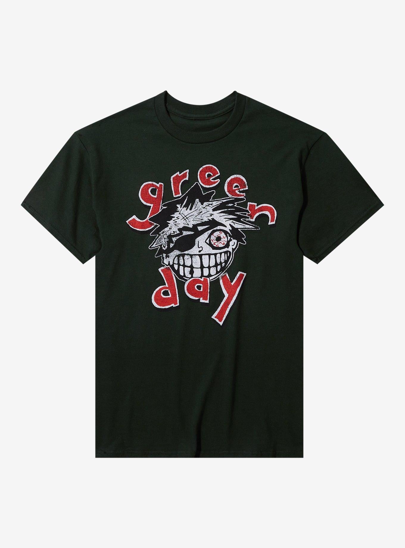 Green Day Eye Patch Grin T Shirt T Shirt Gift Ready