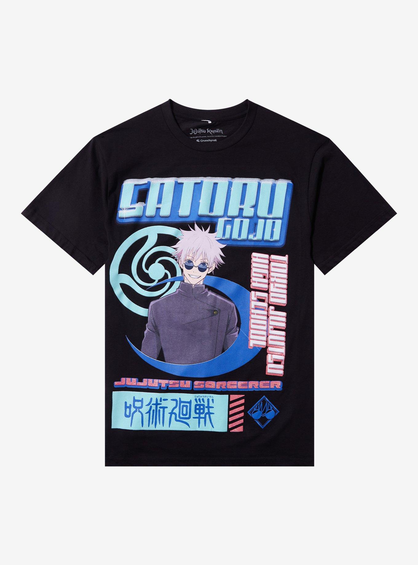 Jujutsu Kaisen Satoru Gojo Glitter Girls T Shirt T Shirt Viral TikTok Daily Wear