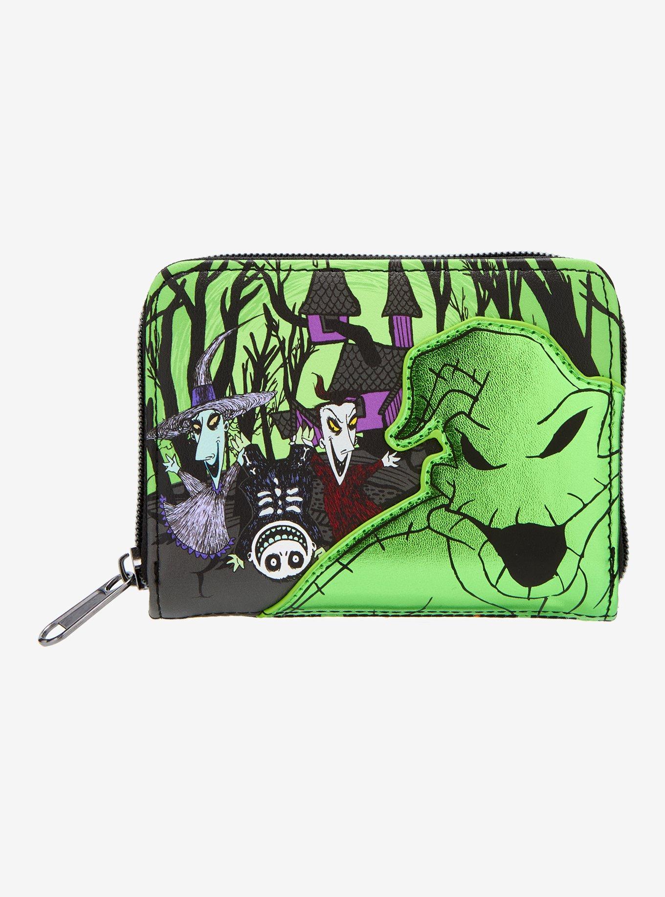 Loungefly The Before Oogie Boogie Metallic Mini Zipper Wallet Apparel Streetwear Style Gamer Style