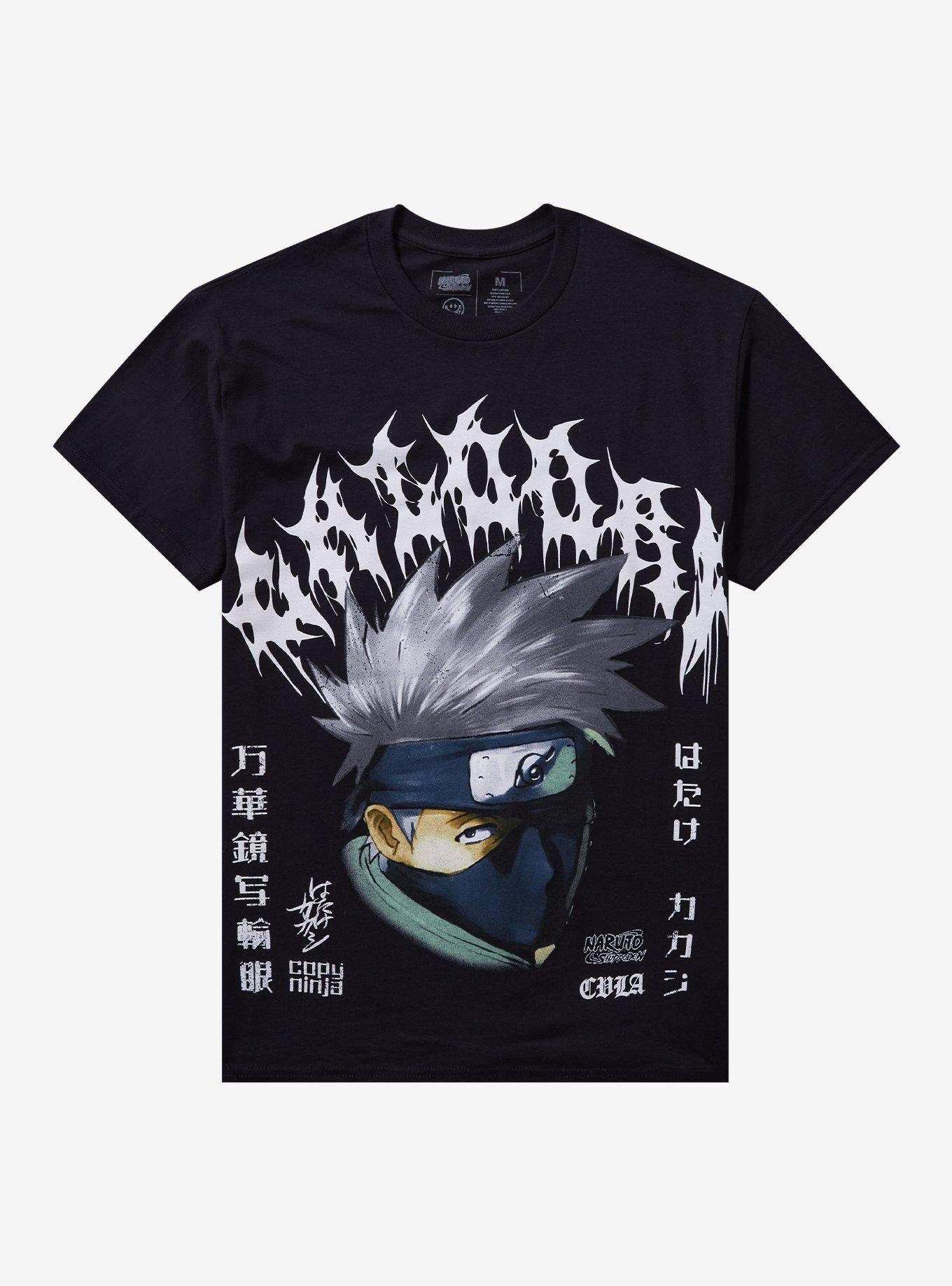 CVLA X Naruto Shippuden Kakashi Metal T Shirt T Shirt High Search Demand Gift Ready