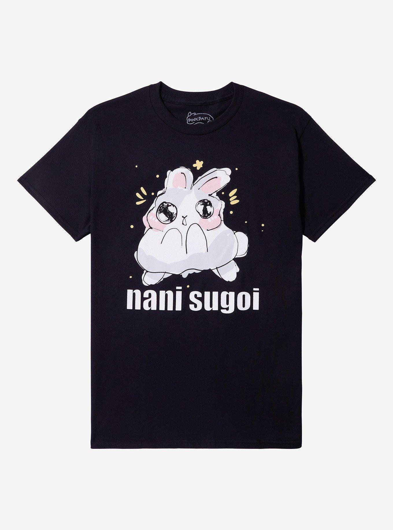 Nani Sugoi Bunny T Shirt By PinkPafu T Shirt Viral TikTok Urban Look