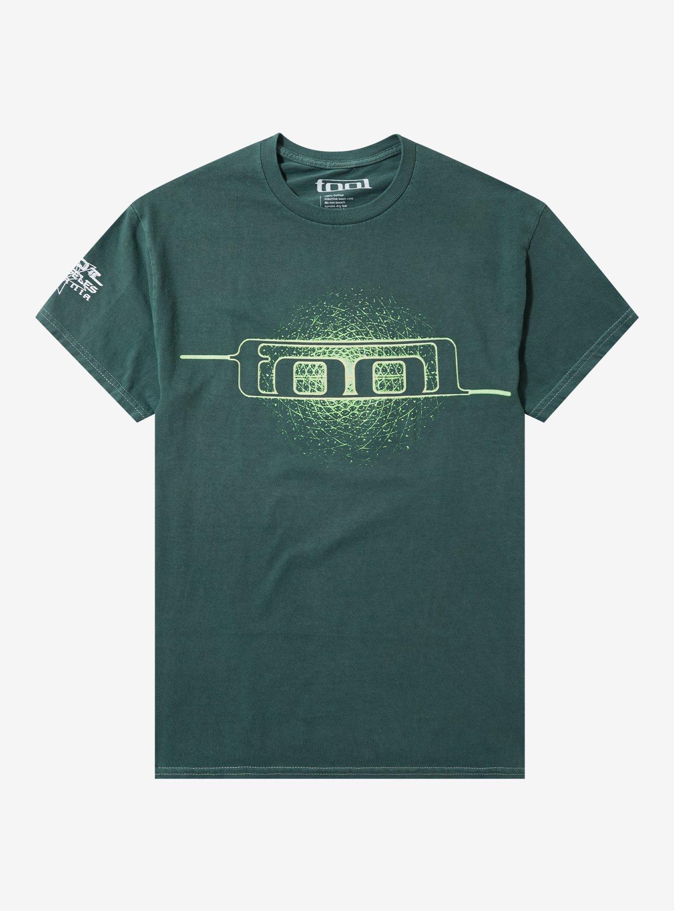 Tool Green Spiral Pigment Dyed Girls T Shirt T Shirt US Market