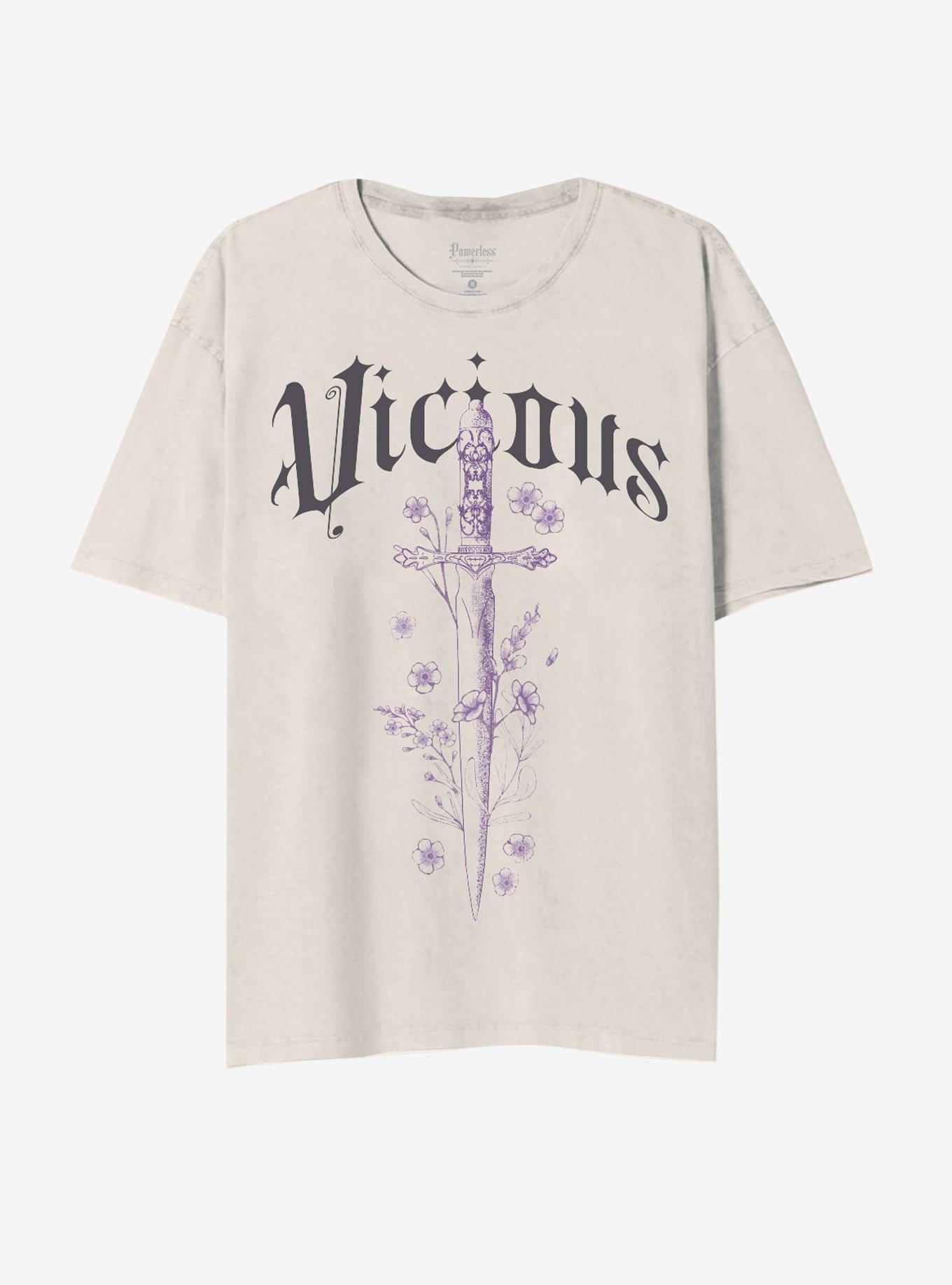 Powerless Vicious Dagger Girls T Shirt T Shirt Streetwear Style Modern Aesthetic