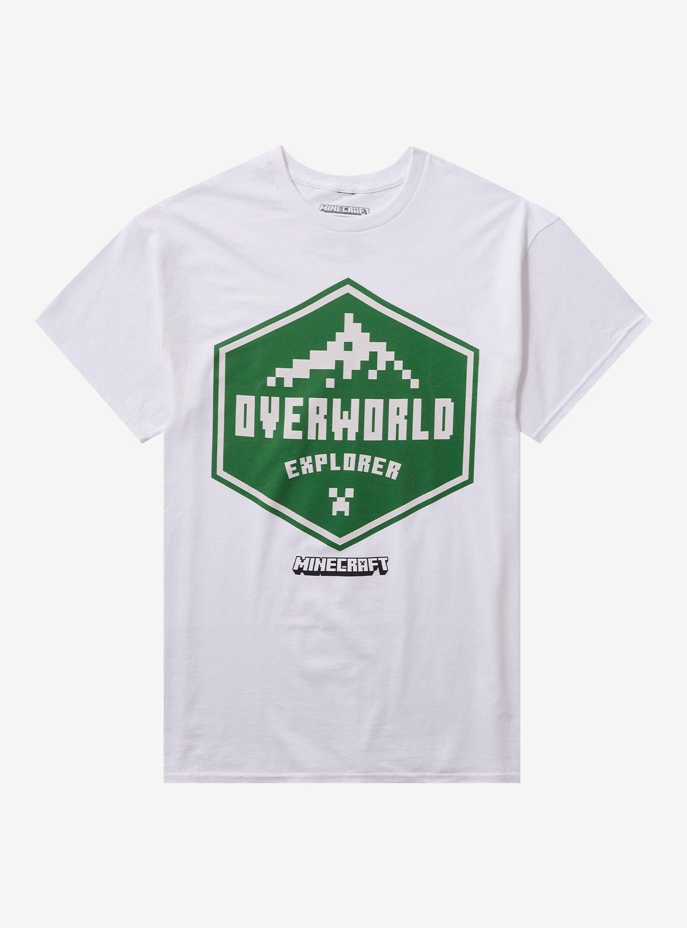 Minecraft Overworld Explorer T Shirt T Shirt Premium Print Daily Wear