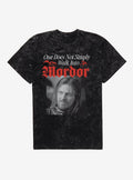 The Lord The Rings One Does Not Simply Walk Into Mordor Mineral Wash T Shirt T Shirt Trending US Gift Ready