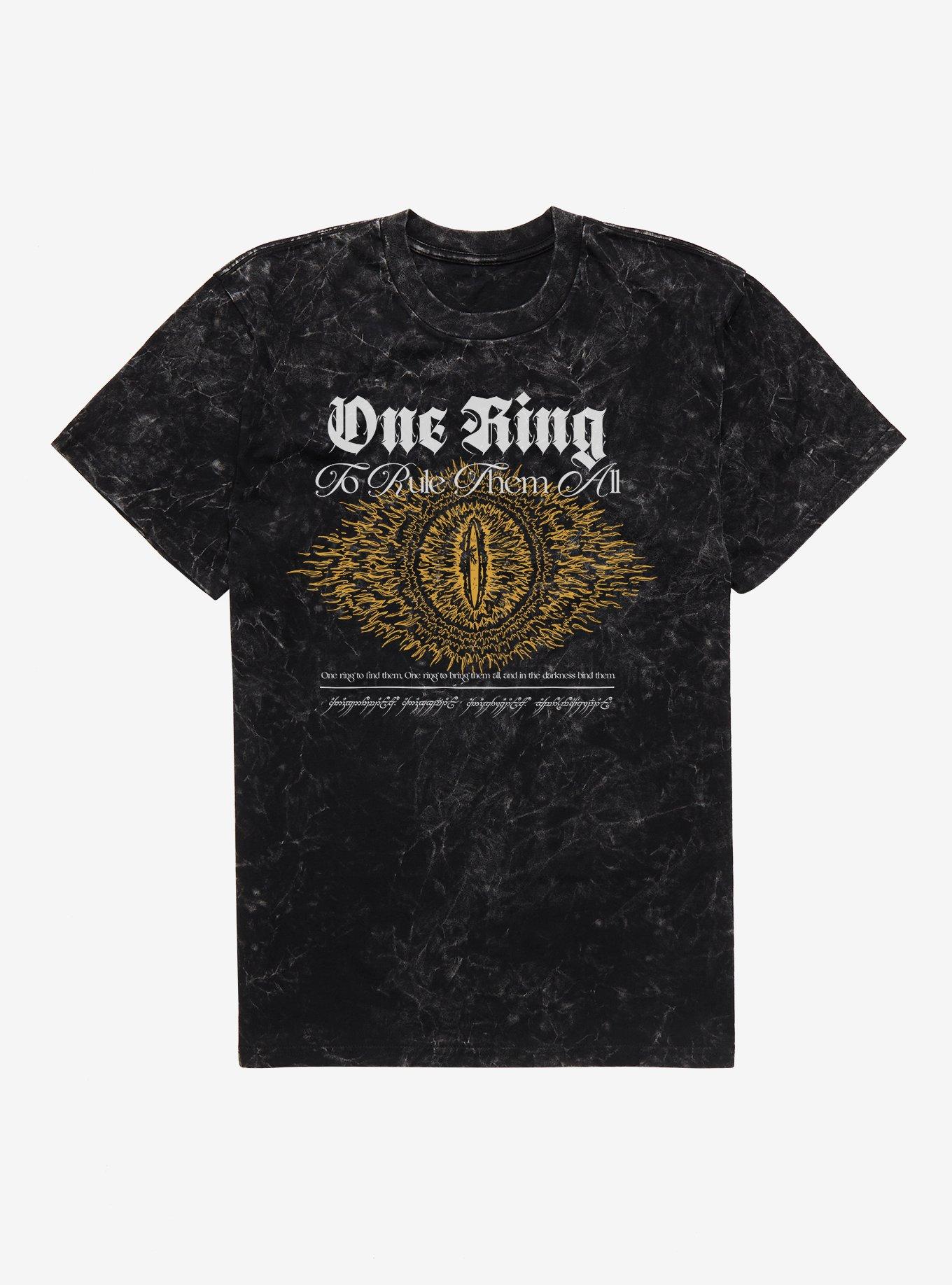The Lord The Rings One Ring Eye Sauron Mineral Wash T Shirt T Shirt Premium Print Gift Ready