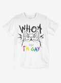 Whoa I m Gay Cat T Shirt By Goodie Two Sleeves T Shirt Comfort Fit Urban Look