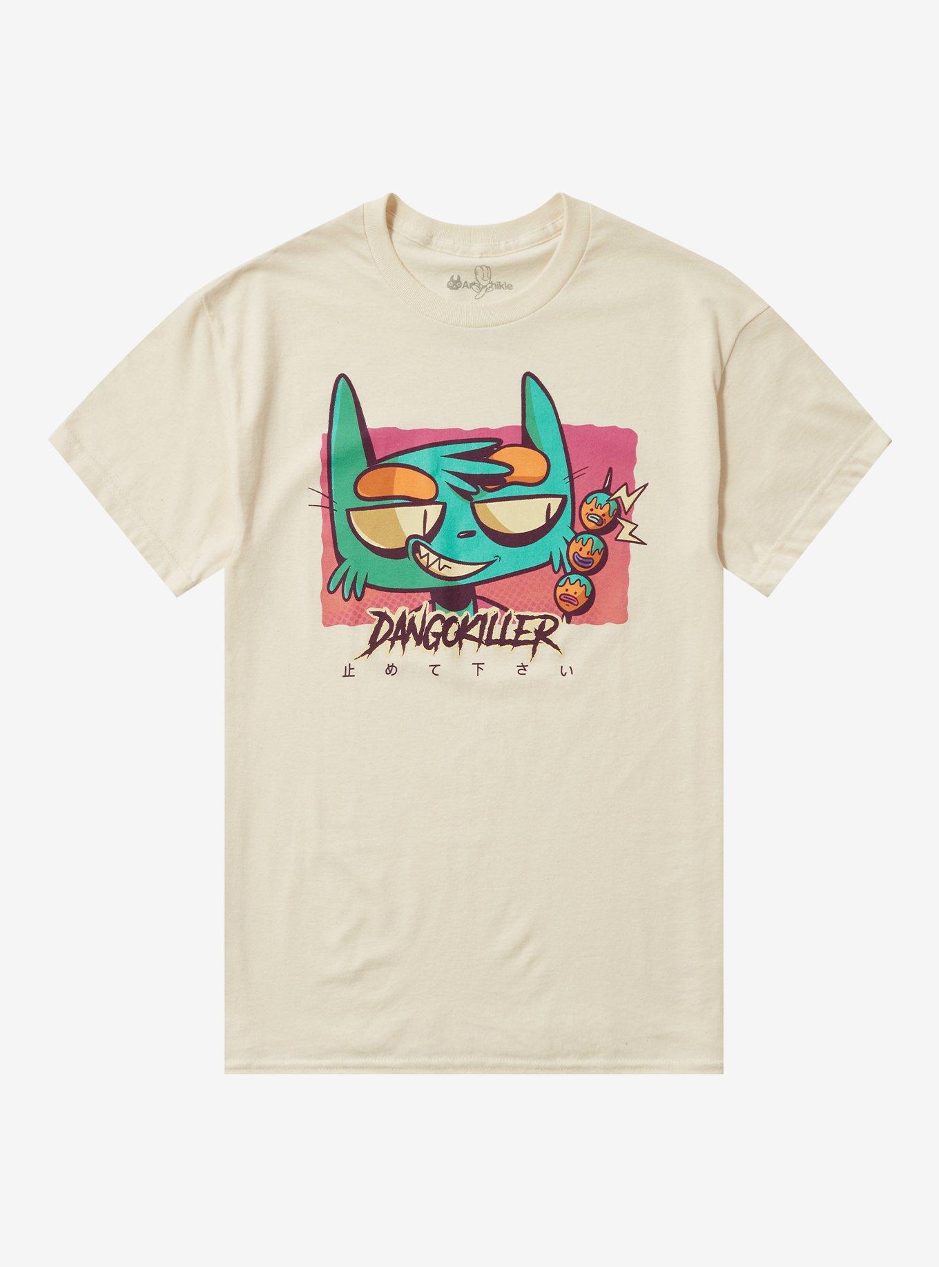 Cat Dango Killer T Shirt By Artychikle T Shirt Streetwear Style Esports Vibe