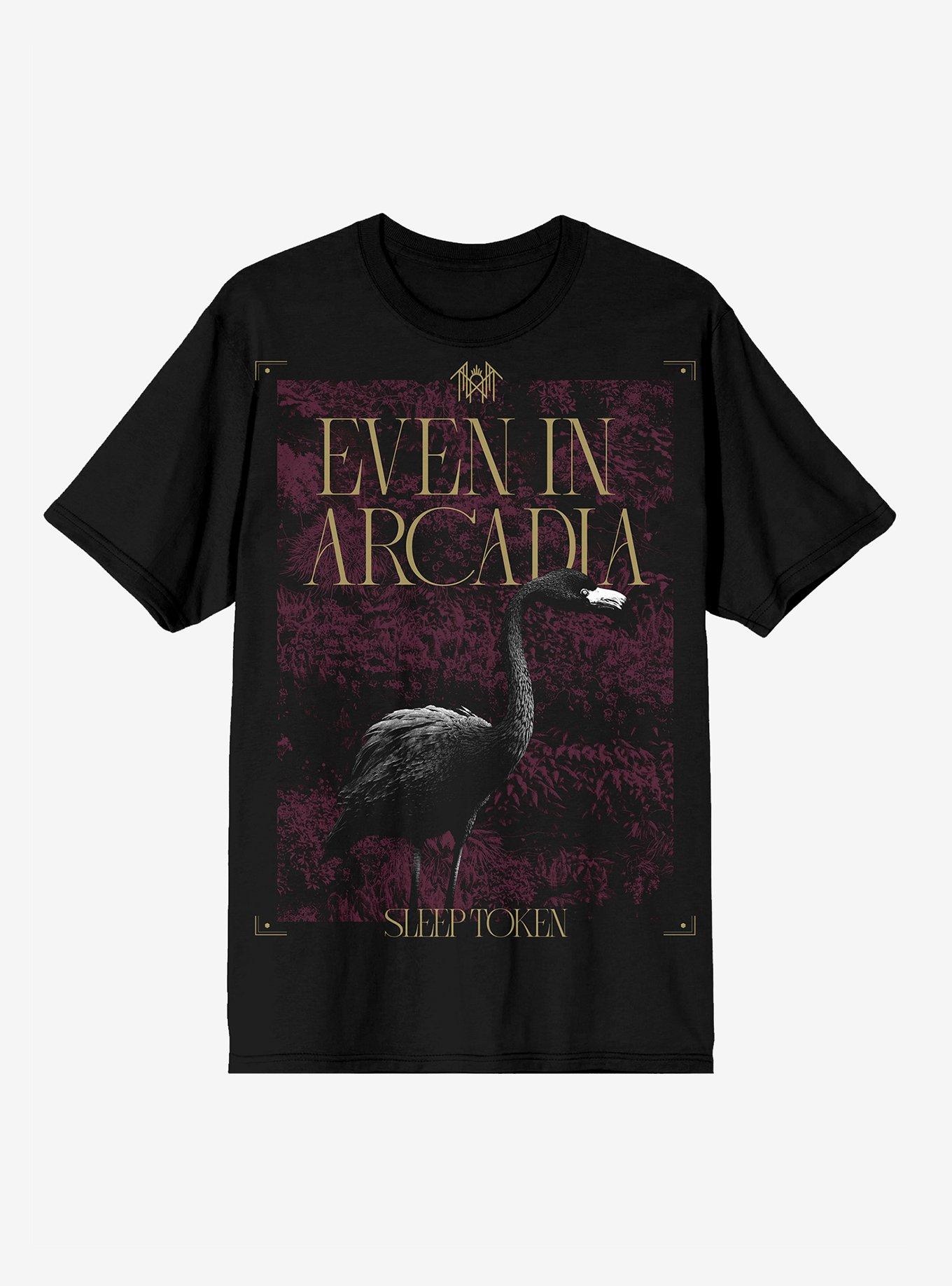 Sleep Token Even In Arcadia Flamingo T Shirt Hot Topic Exclusive T Shirt High Search Demand Gamer Style