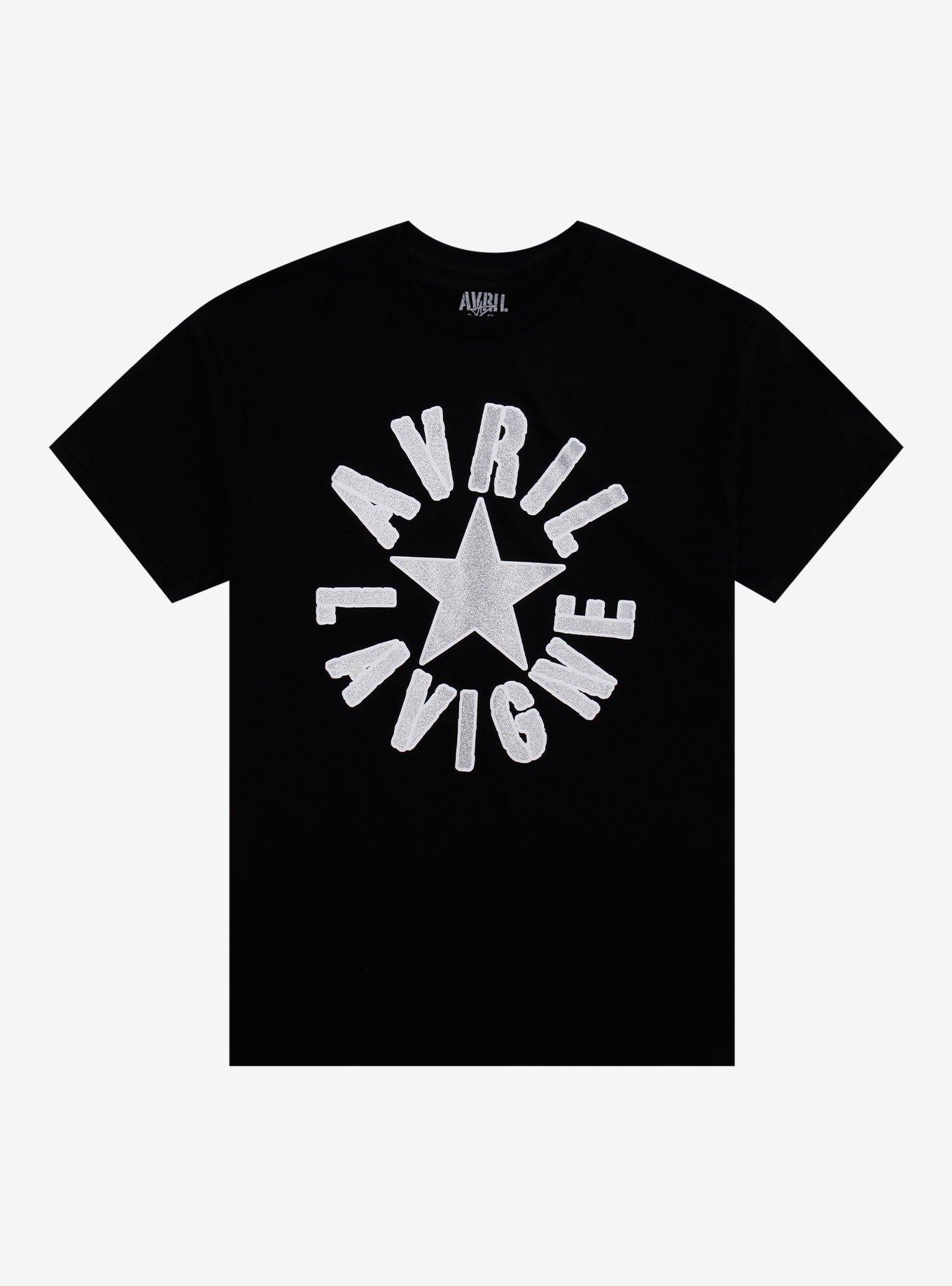 Avril Lavigne Glitter Logo T Shirt T Shirt Minimal Style