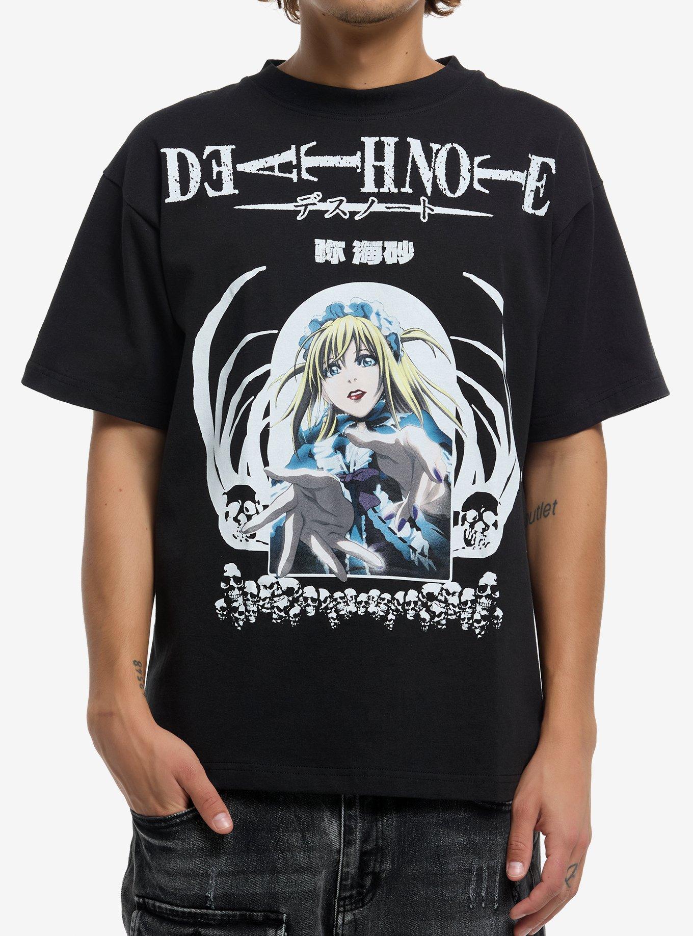 Death Note Misa Portrait Boxy T Shirt T Shirt Streetwear Style Esports Vibe