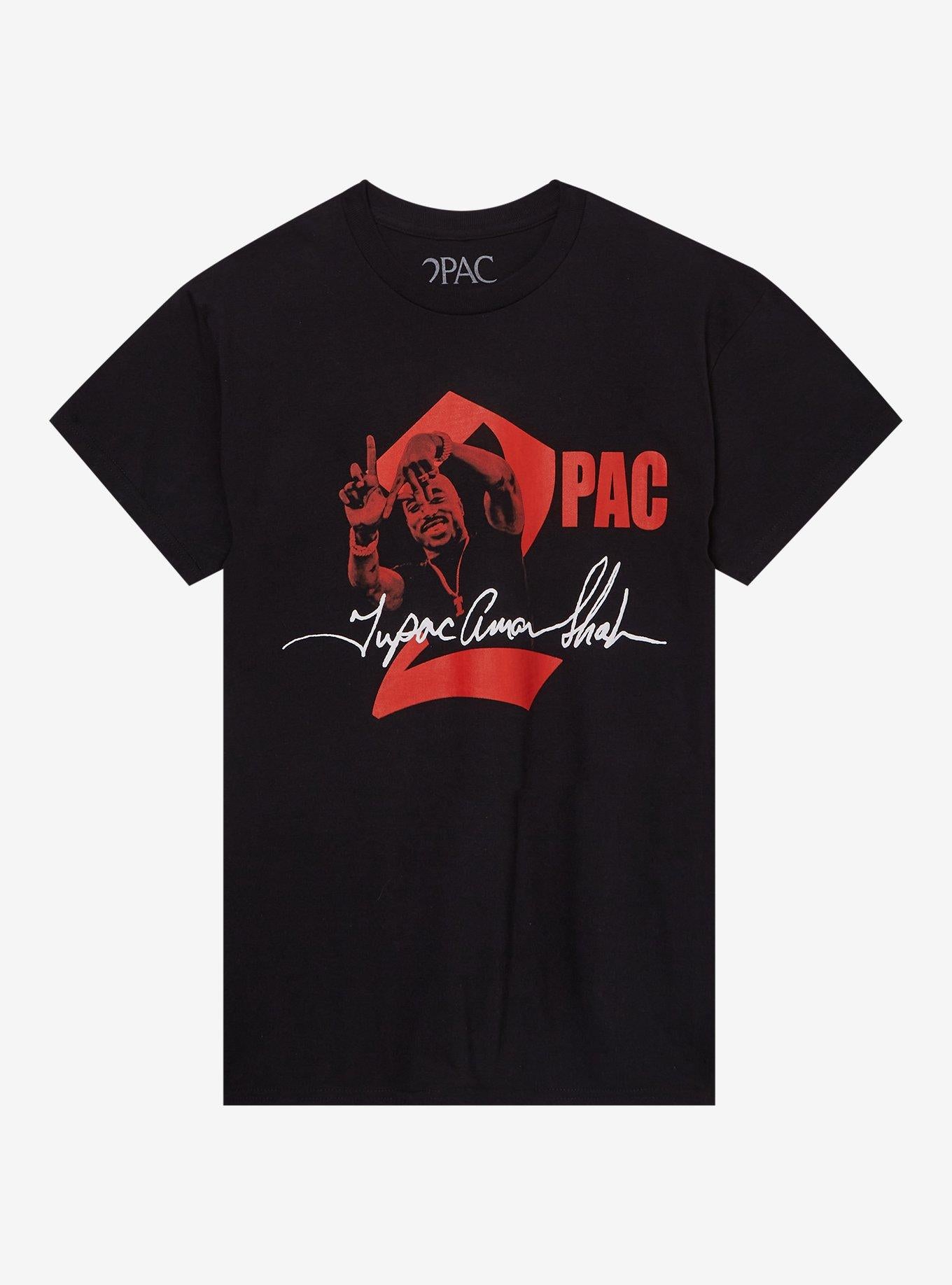 Tupac LA Hand Sign T Shirt T Shirt Premium Print