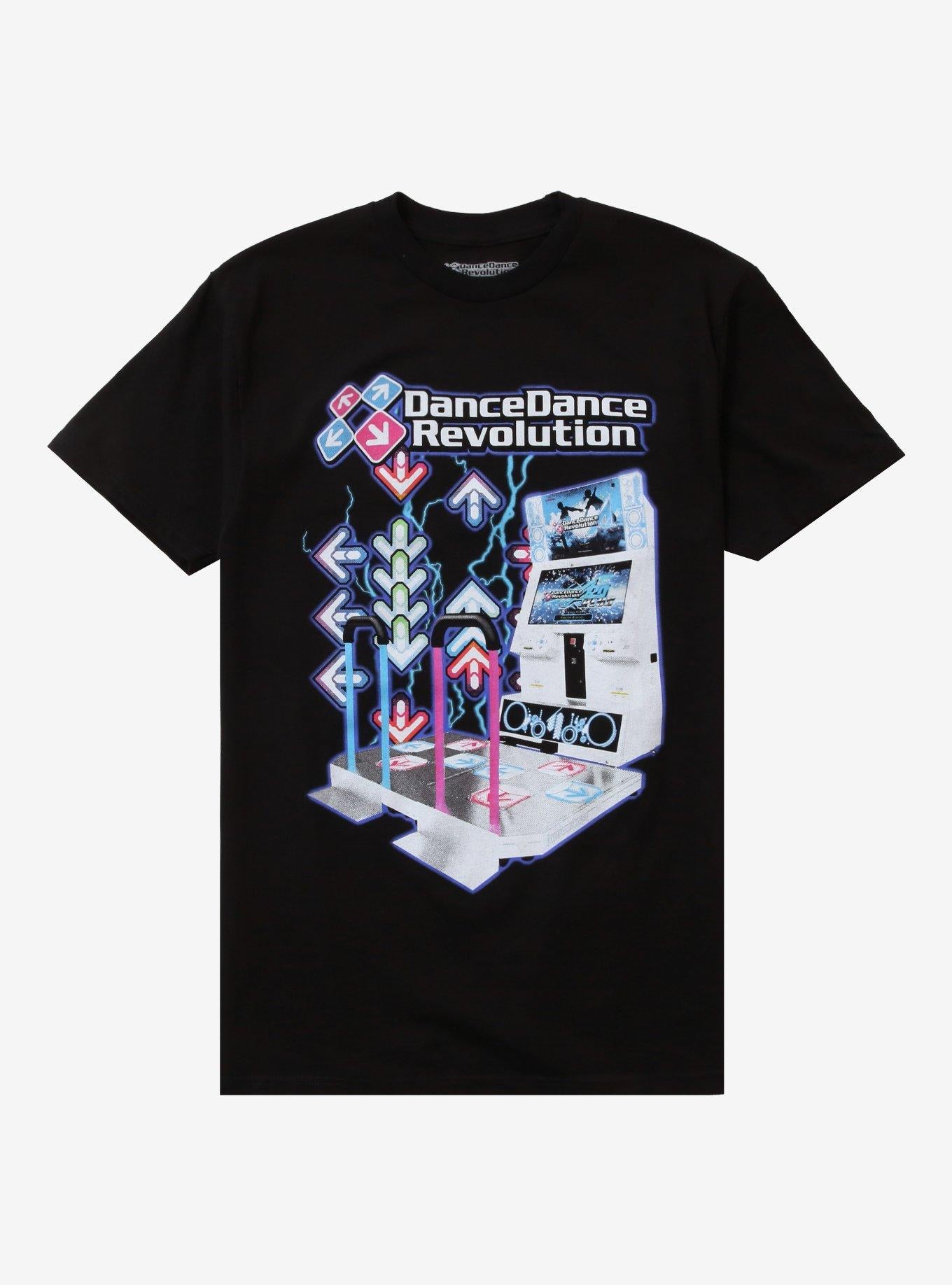 Dance Dance Revolution Machine T Shirt T Shirt Streetwear Style Daily Wear