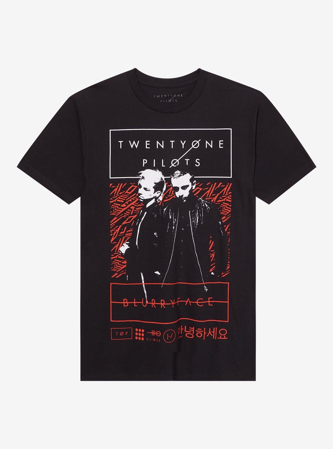Twenty One Pilots Blurryface Duo Portrait T Shirt T Shirt Minimal Style