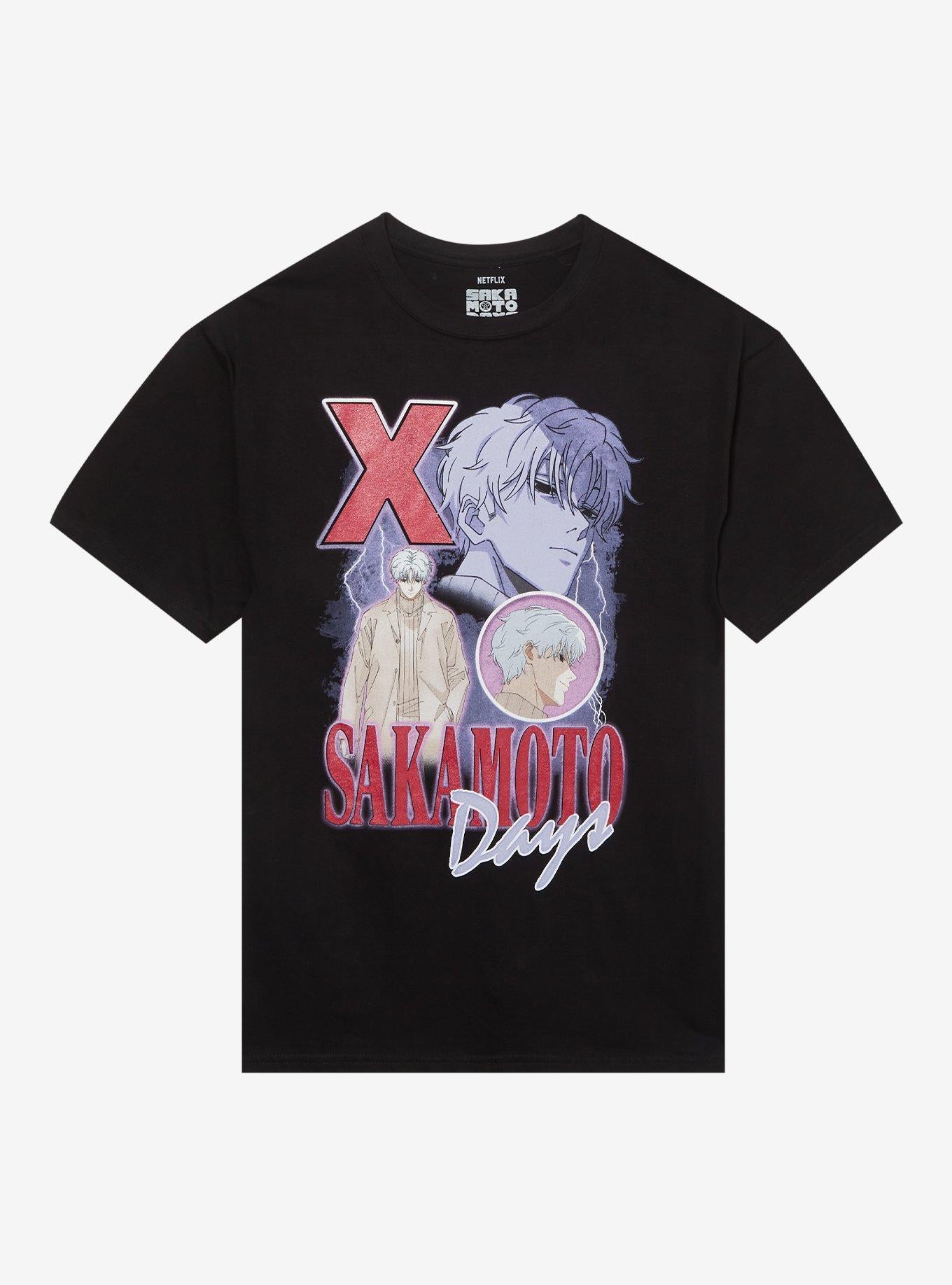Sakamoto Days X Collage Metallic Shimmer Girls T Shirt T Shirt Trending US Gamer Style