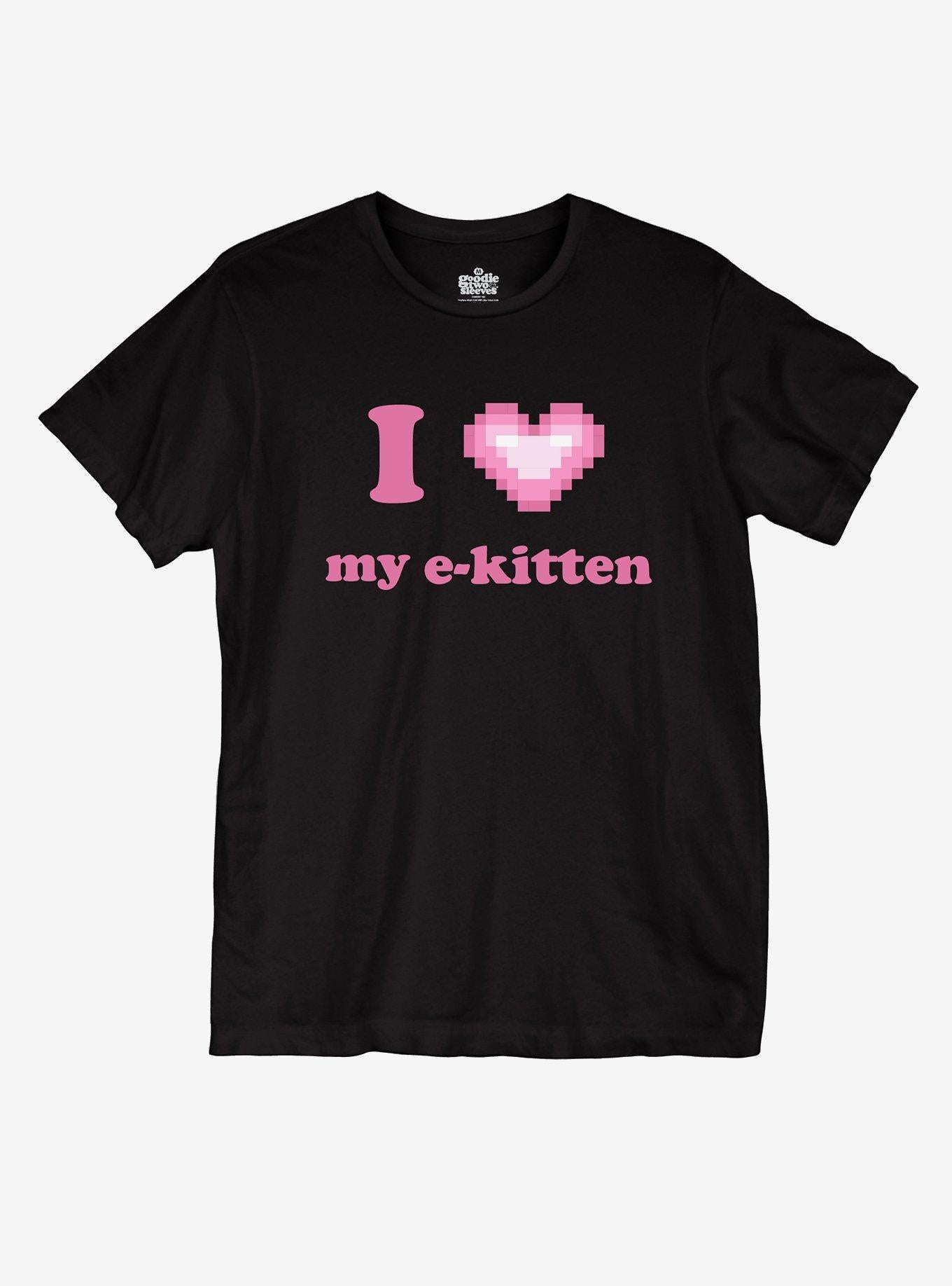 I Heart My E Kitten Girls T Shirt T Shirt High Search Demand Esports Vibe