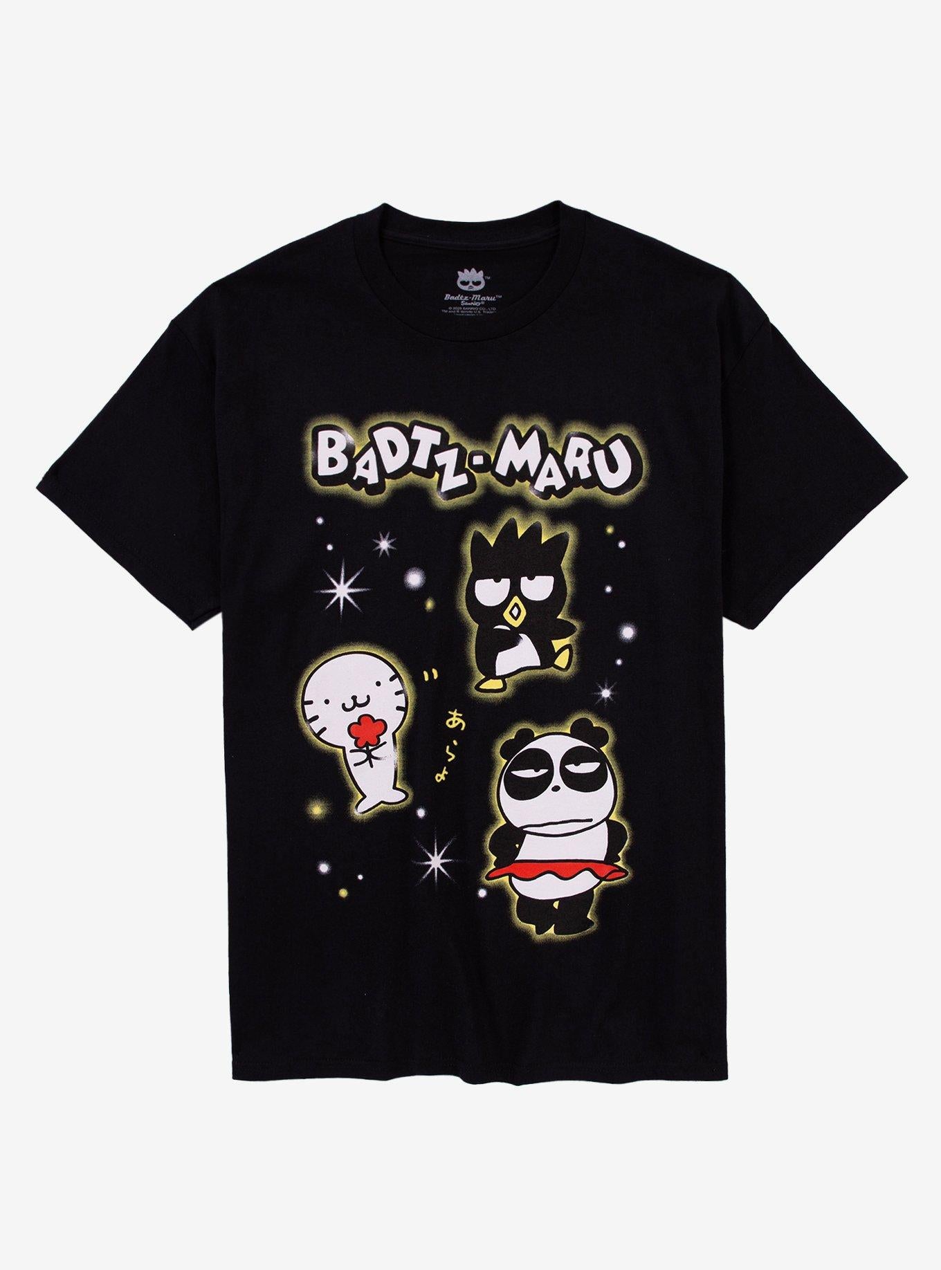 Badtz Maru Friends Airbrush Art Girls T Shirt T Shirt Streetwear Style Modern Aesthetic