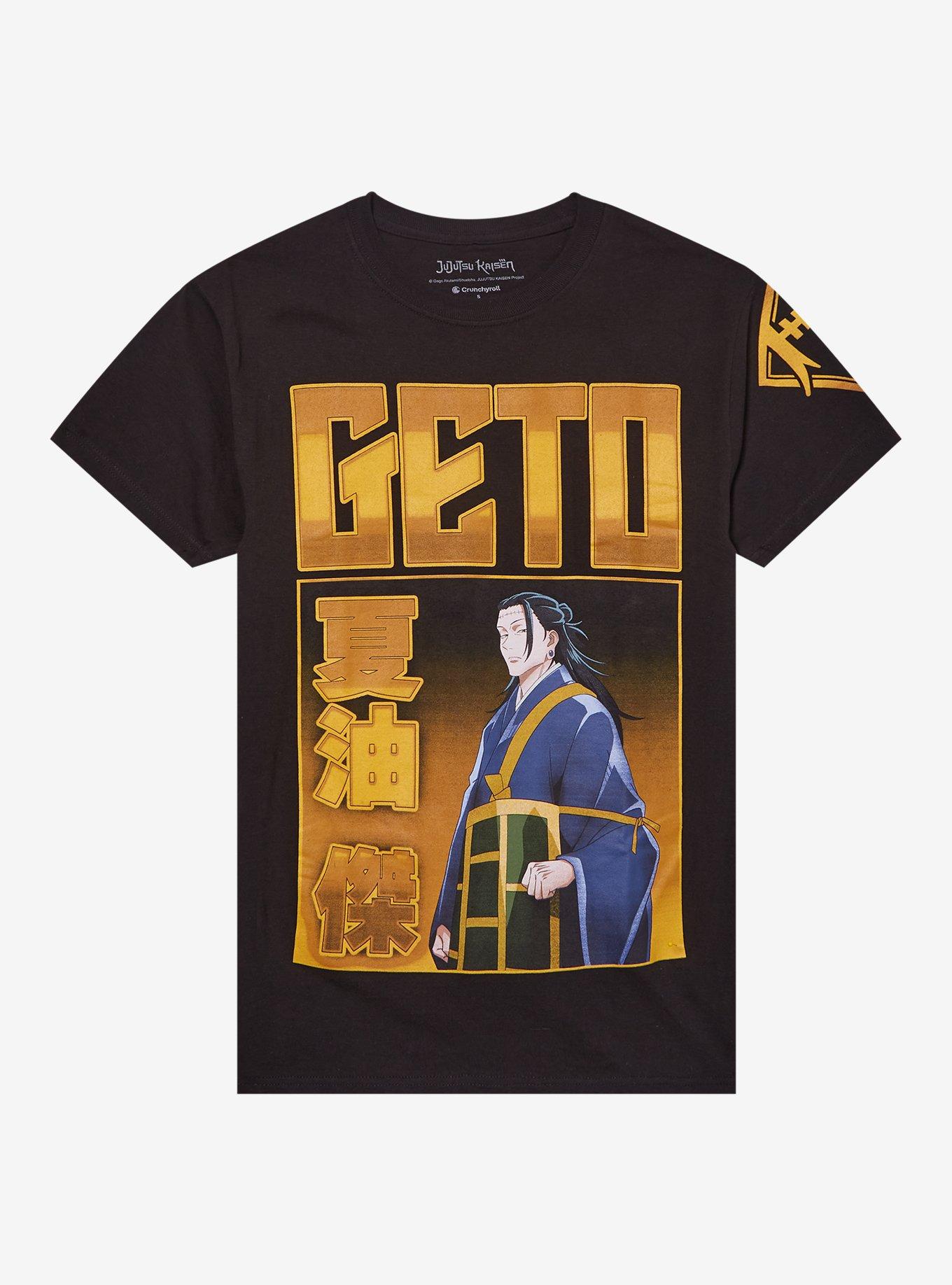 Jujutsu Kaisen Geto Bold Print Girls T Shirt T Shirt Viral TikTok Gift Ready