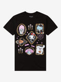 Hello Kitty And Friends Halloween Portraits Puff Print Girls T Shirt T Shirt Comfort Fit Gamer Style