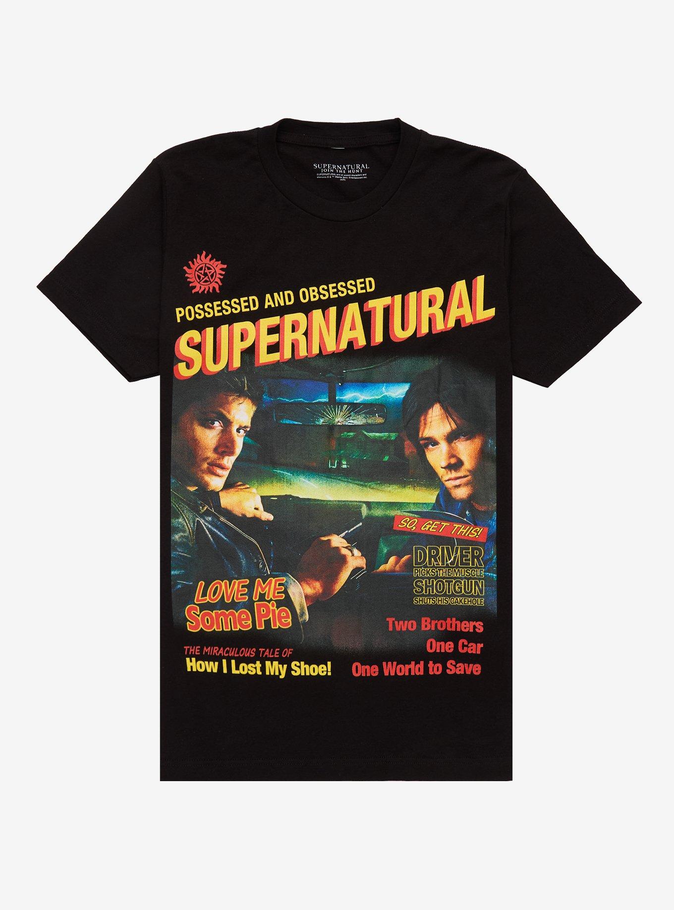 Supernatural Winchester Brothers Poster T Shirt T Shirt Premium Print Urban Look