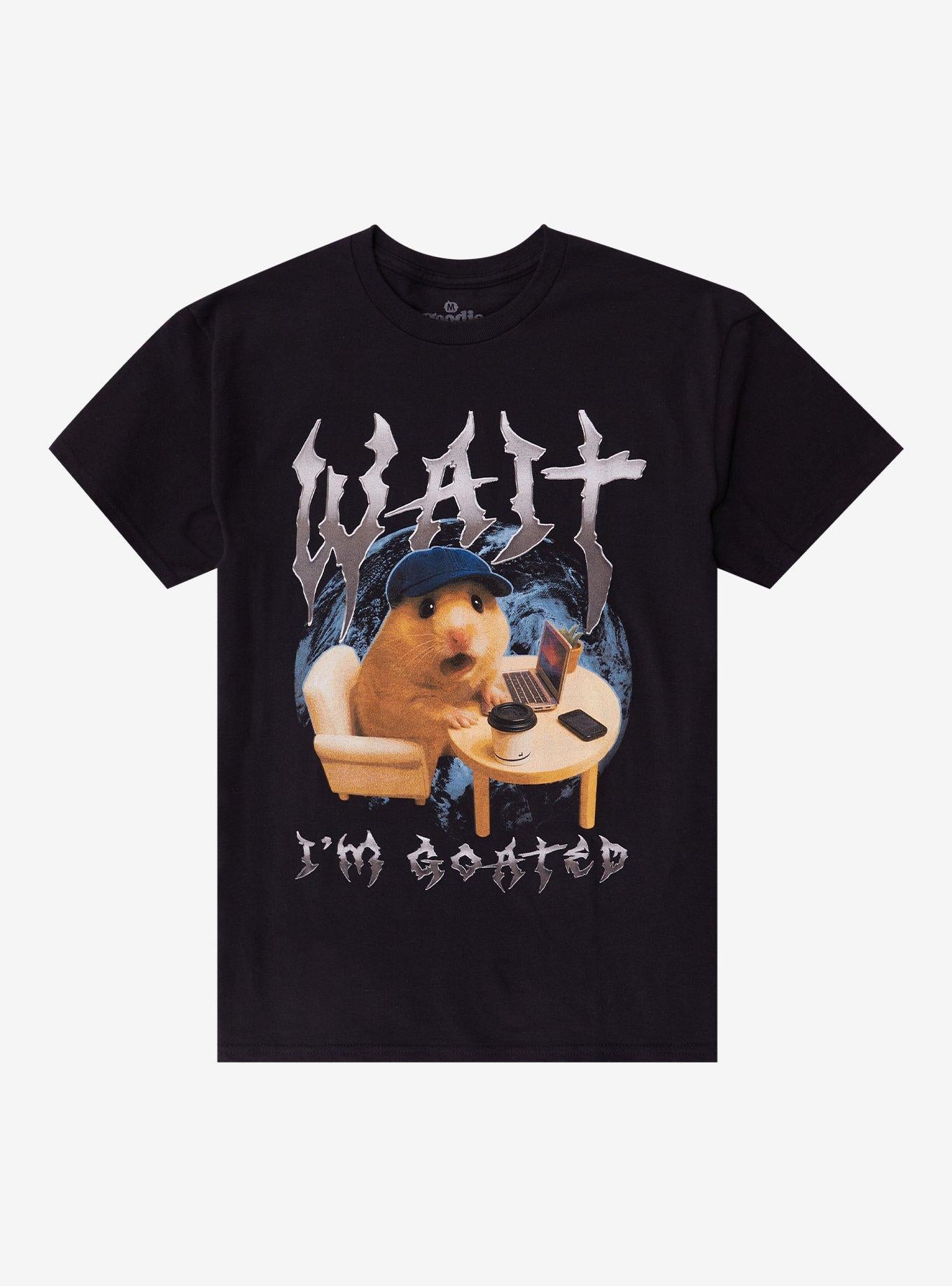 Goated Hamster T Shirt By Goodie Two Sleeves T Shirt Viral TikTok Modern Aesthetic