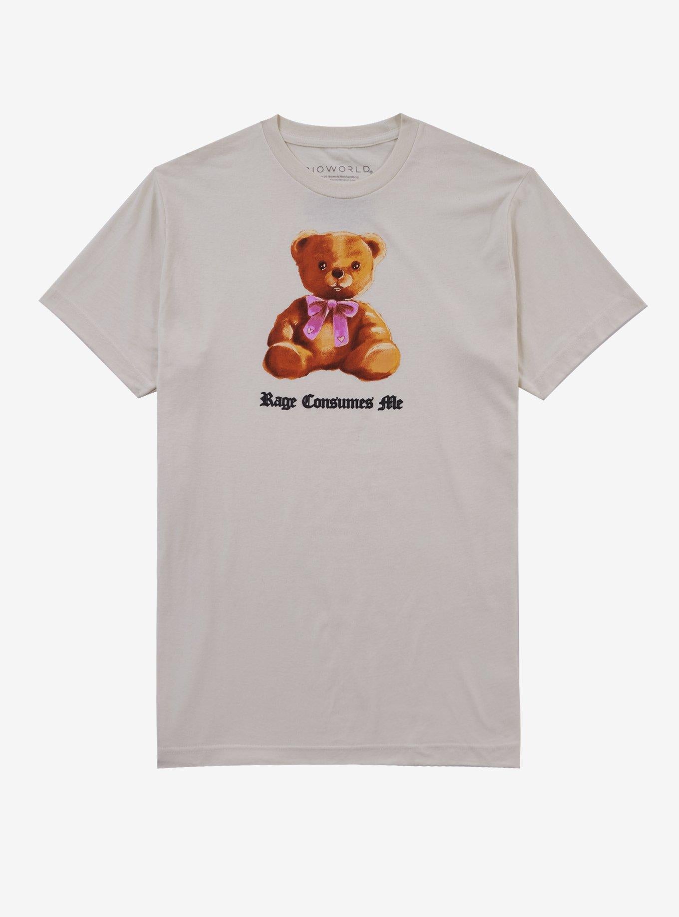 Teddy Bear Rage Puff Print T Shirt T Shirt Trending US Fan Art Style