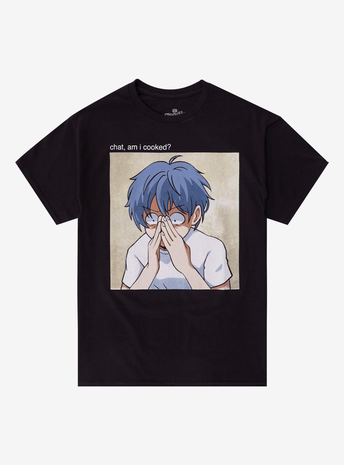 Am I Cooked Cartoon T Shirt By Goodie Two Sleeves T Shirt Viral TikTok Graphic Style