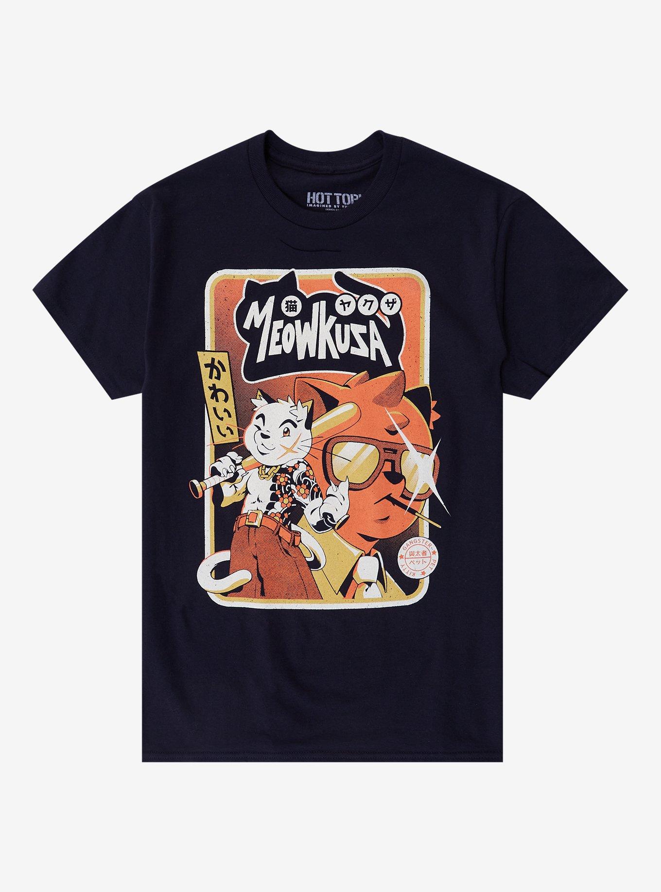 Meowkusa Poster T Shirt By Ilustrata T Shirt Premium Print Gamer Style