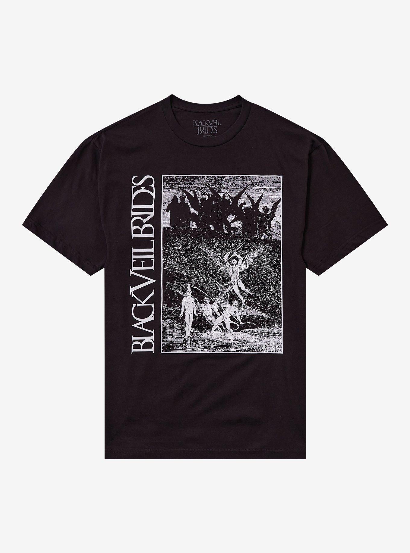 Black Veil Brides Winged Demons T Shirt T Shirt Premium Print Gamer Style