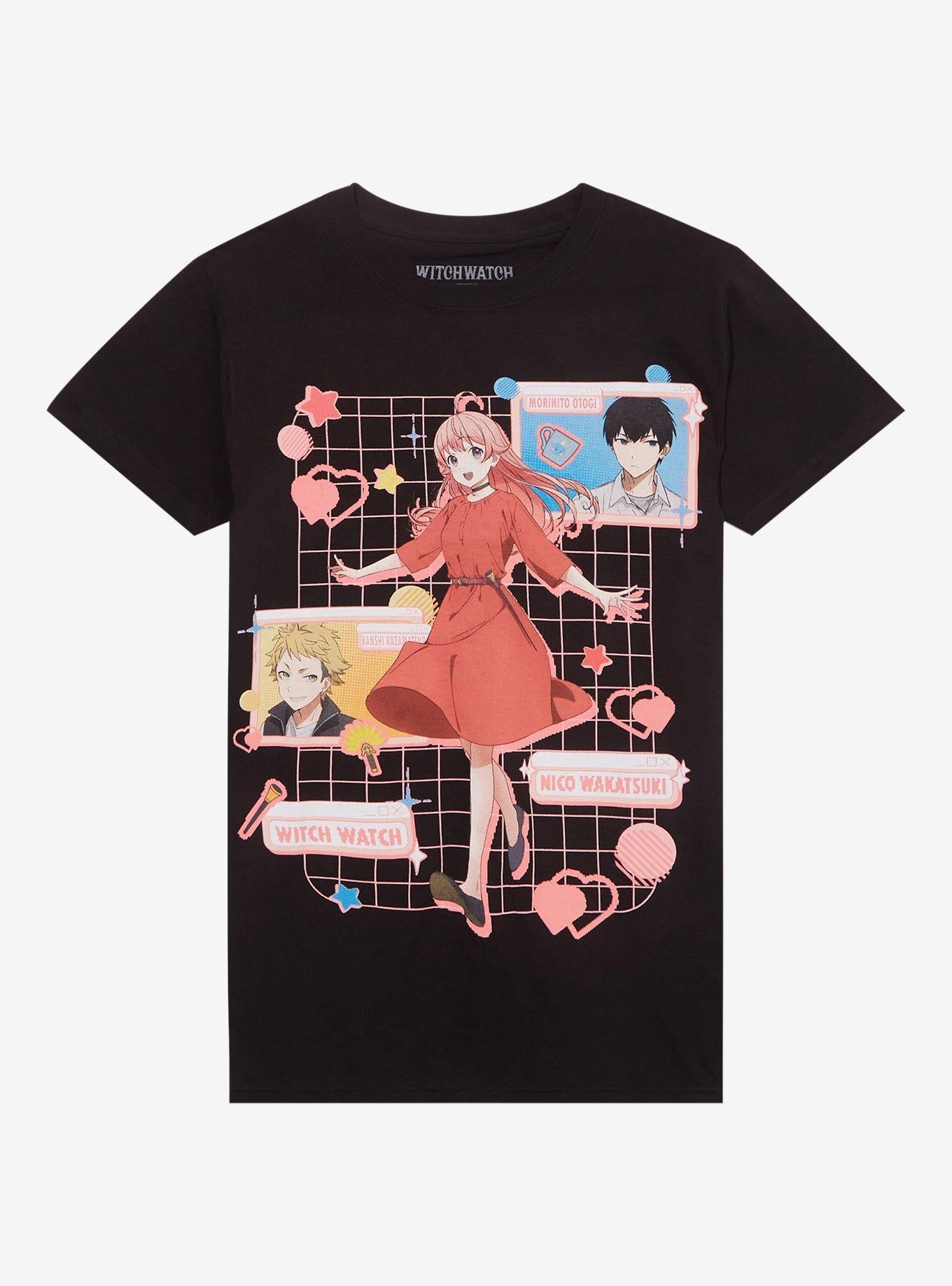 Witch Watch Trio Grid Girls T Shirt T Shirt Trending US Gamer Style