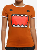 Domo Face Girls Ringer T Shirt T Shirt Premium Print Gift Ready